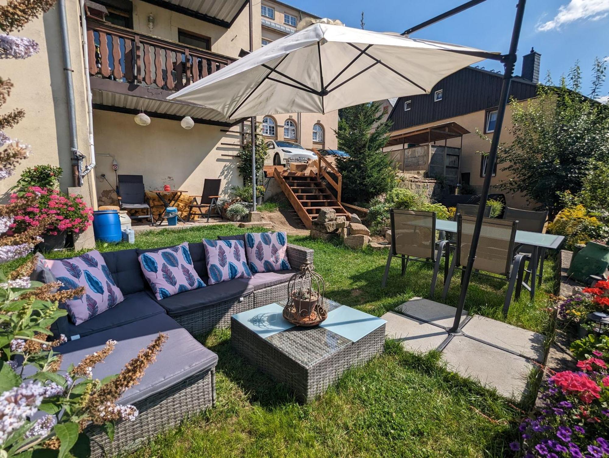 Hw4B - Urlaubsmagie - Zentral Mit Gemeinschaftsgarten, -Pool, -Sauna & Whirlpool เซบนิทซ์ ภายนอก รูปภาพ