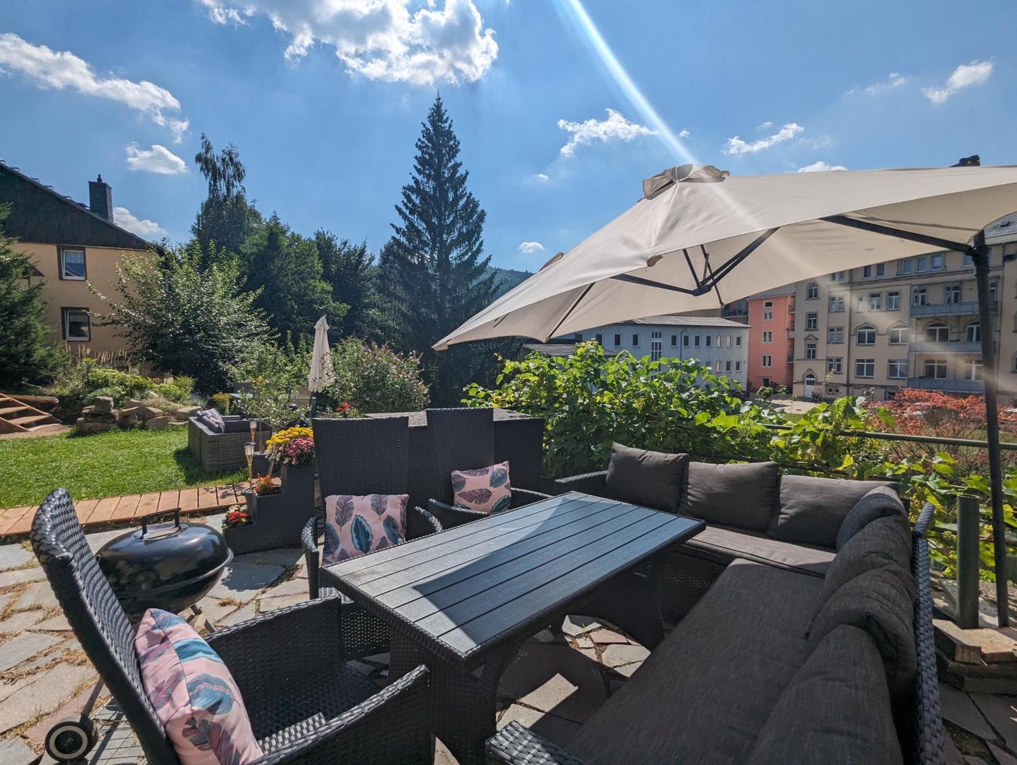 Hw4B - Urlaubsmagie - Zentral Mit Gemeinschaftsgarten, -Pool, -Sauna & Whirlpool เซบนิทซ์ ภายนอก รูปภาพ