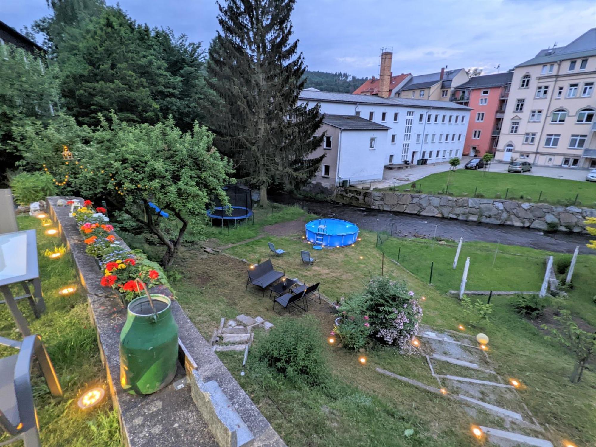 Hw4B - Urlaubsmagie - Zentral Mit Gemeinschaftsgarten, -Pool, -Sauna & Whirlpool เซบนิทซ์ ภายนอก รูปภาพ