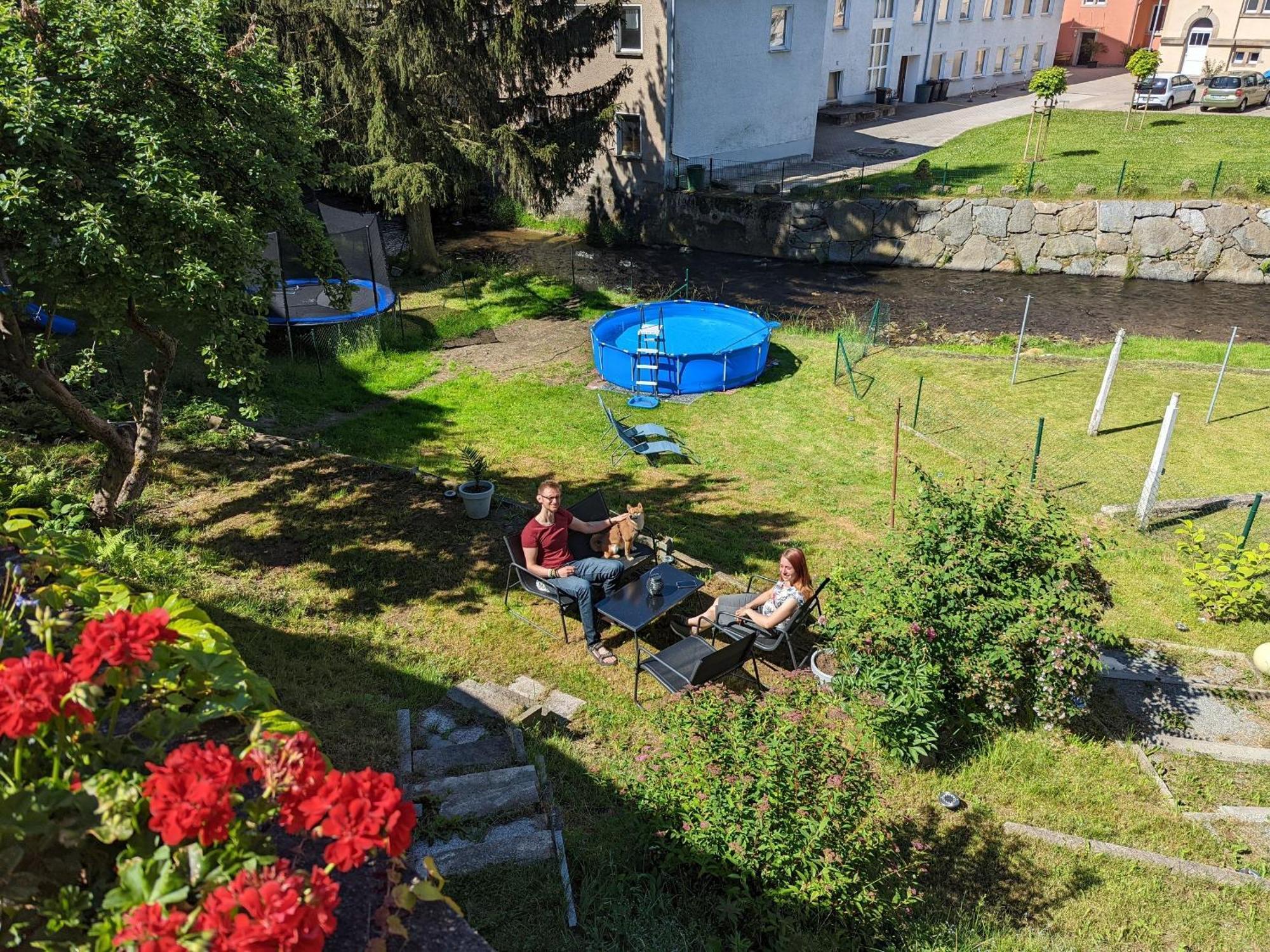 Hw4B - Urlaubsmagie - Zentral Mit Gemeinschaftsgarten, -Pool, -Sauna & Whirlpool เซบนิทซ์ ภายนอก รูปภาพ