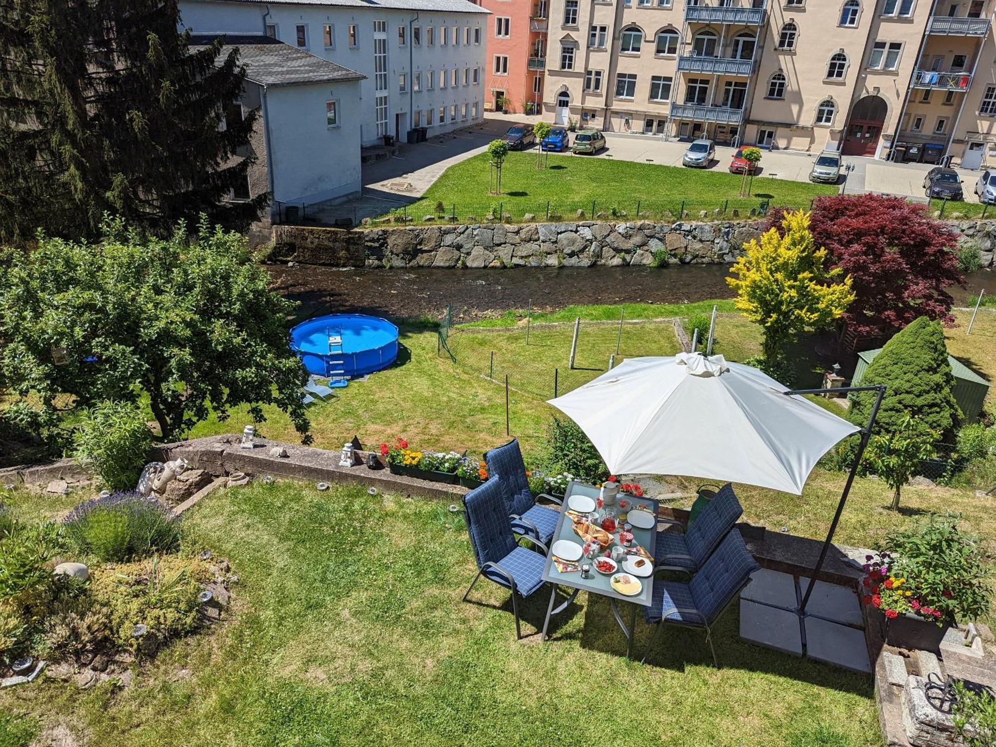 Hw4B - Urlaubsmagie - Zentral Mit Gemeinschaftsgarten, -Pool, -Sauna & Whirlpool เซบนิทซ์ ภายนอก รูปภาพ